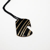 Load image into Gallery viewer, Dark Dogtag Chain  - Reclaimed Cymbal Bottle Opener