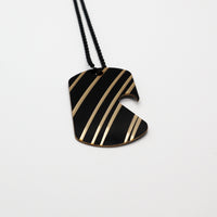 Load image into Gallery viewer, Dark Dogtag Chain  - Reclaimed Cymbal Bottle Opener