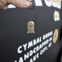 Load image into Gallery viewer, Ghost Keychain - Reclaimed Cymbal Accessory