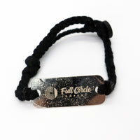 Load image into Gallery viewer, Silver 12 Bar - Reclaimed Cymbal Bracelet