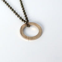 Load image into Gallery viewer, Movements Spencer York Hoop - Reclaimed Cymbal Necklace