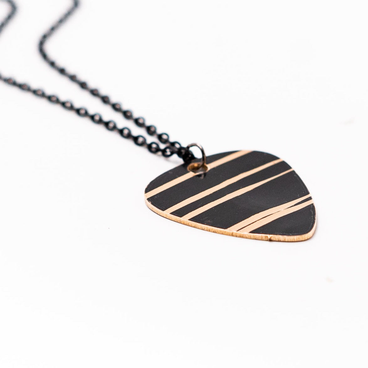 Dark Arpeggio Reclaimed Cymbal Necklace Full Circle Co.