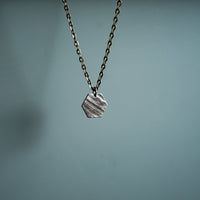Load image into Gallery viewer, Honeycomb - Reclaimed Cymbal Necklace