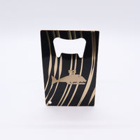 Load image into Gallery viewer, Matt Greiner Dark Whale - Reclaimed Cymbal Bottle Opener