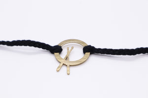 Cross Stick - Reclaimed Cymbal Bracelet