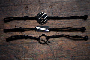 Dark 12 Bar - Reclaimed Cymbal Bracelet
