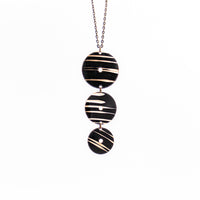 Load image into Gallery viewer, Dark Full Circle - Reclaimed Cymbal Necklace