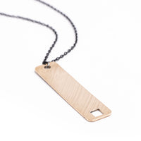 Load image into Gallery viewer, Drum Key Necklace - Reclaimed Cymbal Necklace