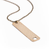 Load image into Gallery viewer, Drum Key Necklace - Reclaimed Cymbal Necklace