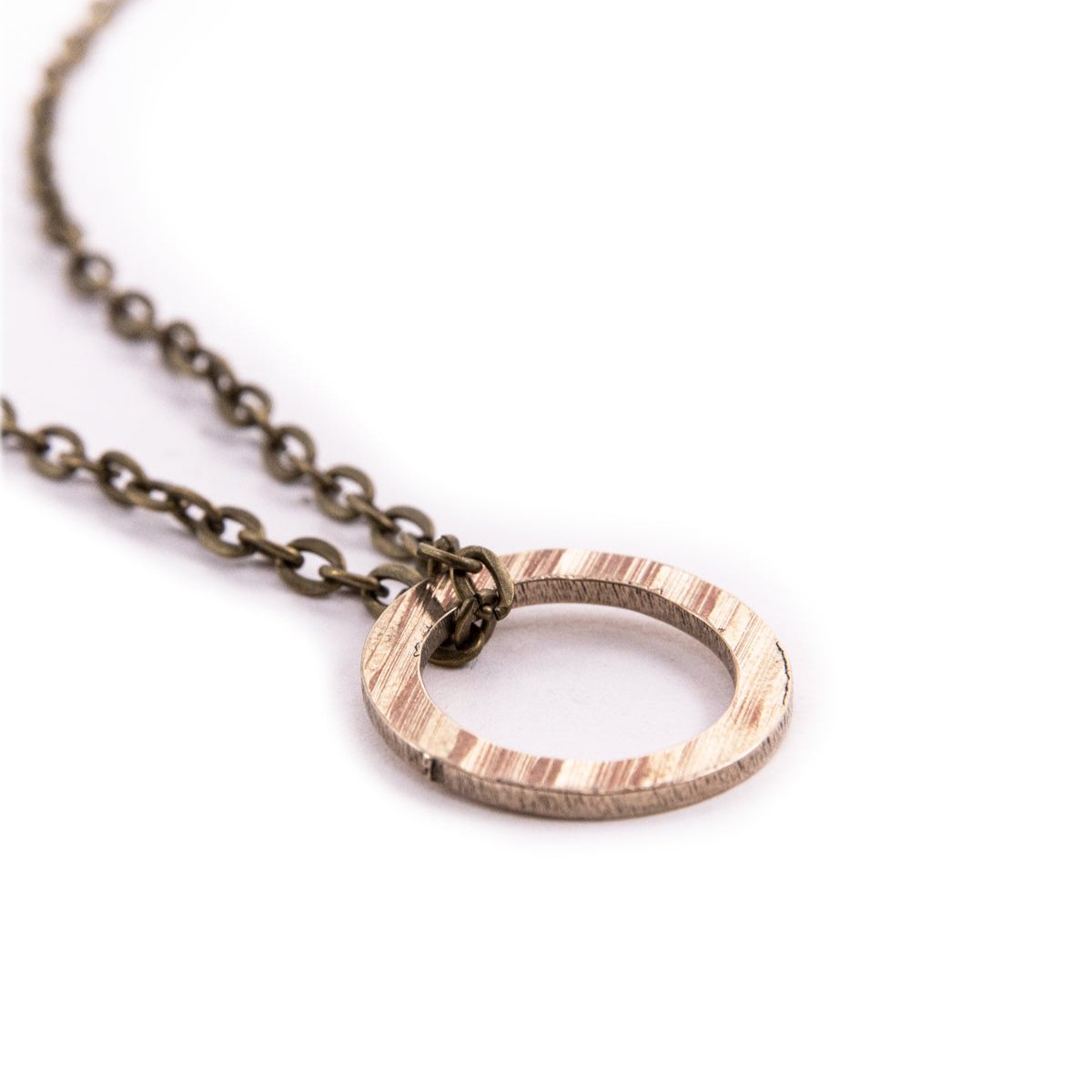 Hoop Reclaimed Cymbal Necklace Full Circle Co.