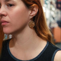 Load image into Gallery viewer, Full Circle - Reclaimed Cymbal Earrings