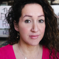 Load image into Gallery viewer, Off Beat - Reclaimed Cymbal Earrings
