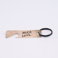 Load image into Gallery viewer, Nick Martin Much Love Bronze Keychain - Reclaimed Cymbal Accessory