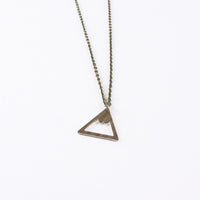 Load image into Gallery viewer, Mountain - Reclaimed Cymbal Necklace