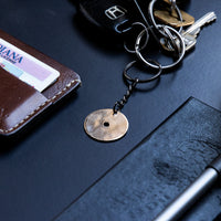 Load image into Gallery viewer, Circle Keychain - Reclaimed Cymbal Accessory