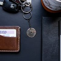 Load image into Gallery viewer, Circle Keychain - Reclaimed Cymbal Accessory