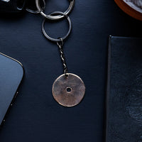 Load image into Gallery viewer, Circle Keychain - Reclaimed Cymbal Accessory