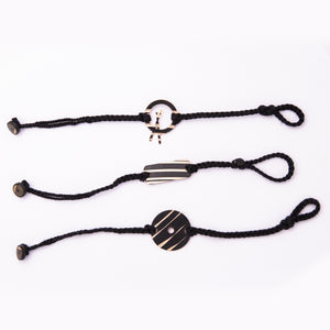 Dark 3 Piece Variety Pack - Reclaimed Cymbal Bracelets