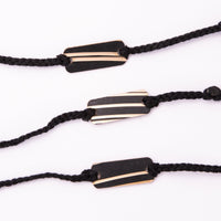 Load image into Gallery viewer, (3 Pack) Dark 12 Bar - Reclaimed Cymbal Bracelets