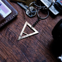 Load image into Gallery viewer, Downbeat Keychain - Reclaimed Cymbal Accessory