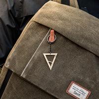 Load image into Gallery viewer, Downbeat Keychain - Reclaimed Cymbal Accessory