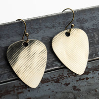 Load image into Gallery viewer, Arpeggio - Reclaimed Cymbal Earrings