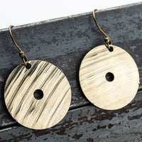 Load image into Gallery viewer, Full Circle - Reclaimed Cymbal Earrings