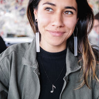 Load image into Gallery viewer, Off Beat - Reclaimed Cymbal Necklace