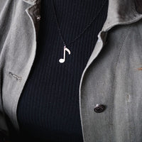 Load image into Gallery viewer, Off Beat - Reclaimed Cymbal Necklace