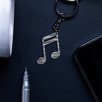 Load image into Gallery viewer, Sixteenths Keychain - Reclaimed Cymbal Accessory