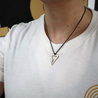 Load image into Gallery viewer, Downbeat Mini - Reclaimed Cymbal Necklace