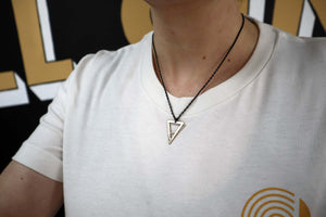 Downbeat Mini - Reclaimed Cymbal Necklace