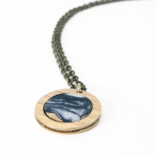Mixed Media Necklace #1202