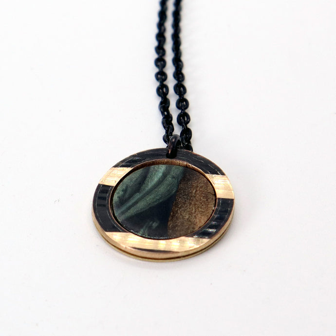 Mixed Media Necklace #1197
