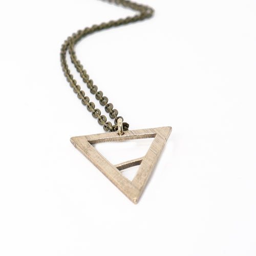 Downbeat Mini - Reclaimed Cymbal Necklace