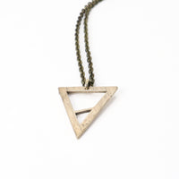 Load image into Gallery viewer, Downbeat Mini - Reclaimed Cymbal Necklace