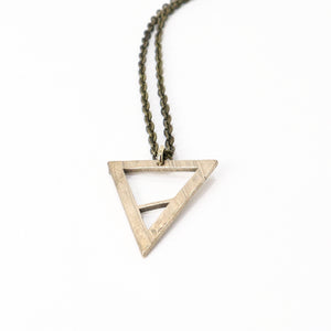 Downbeat Mini - Reclaimed Cymbal Necklace