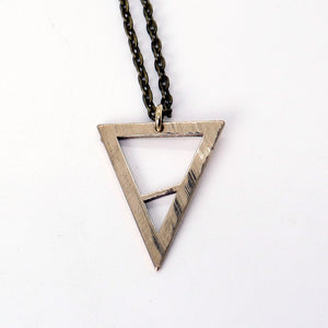 Downbeat Mini - Reclaimed Cymbal Necklace