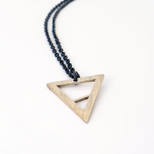 Downbeat Mini - Reclaimed Cymbal Necklace