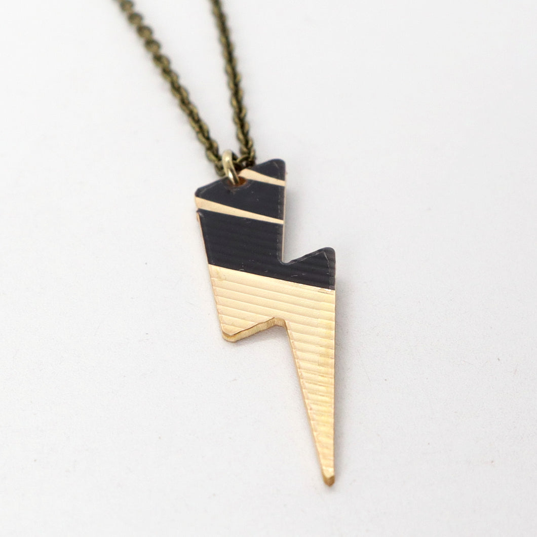 B Side Bolt Necklace #978