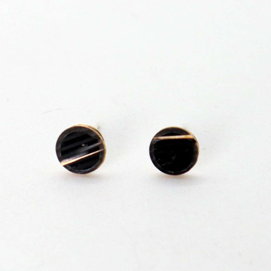 B Side Stud Earrings #983