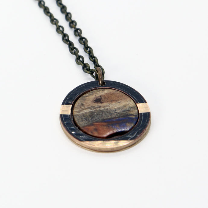 Mixed Media Necklace #1035