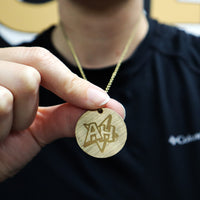 Load image into Gallery viewer, All Hype - Reclaimed Cymbal Necklace