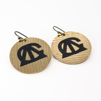 Load image into Gallery viewer, Against The Current - Reclaimed Cymbal Earrings