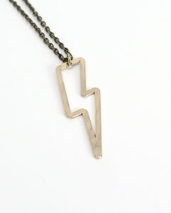 Open Bolt - Reclaimed Cymbal Necklace