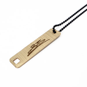 Movements Spencer York Drum Key - Reclaimed Cymbal Necklace