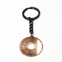 Load image into Gallery viewer, Broken Cymbal Keychain - Reclaimed Cymbal Accessory