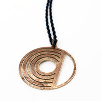 Load image into Gallery viewer, Broken Cymbal - Reclaimed Cymbal Necklace