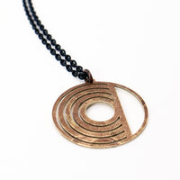 Load image into Gallery viewer, Broken Cymbal - Reclaimed Cymbal Necklace