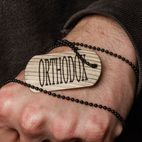 Load image into Gallery viewer, Mike White Orthodox Dogtag Necklace